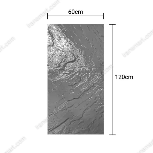 بتن اکسپوز طرح صخره سایز 120x60
