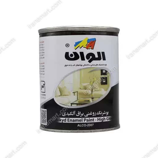 پوشرنگ روغنی براق آلکیدی الوان ALCO 2007