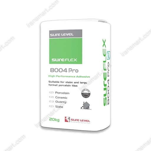 چسب کاشی و سرامیک پودری Sure Flex 8004 مخصوص اسلب