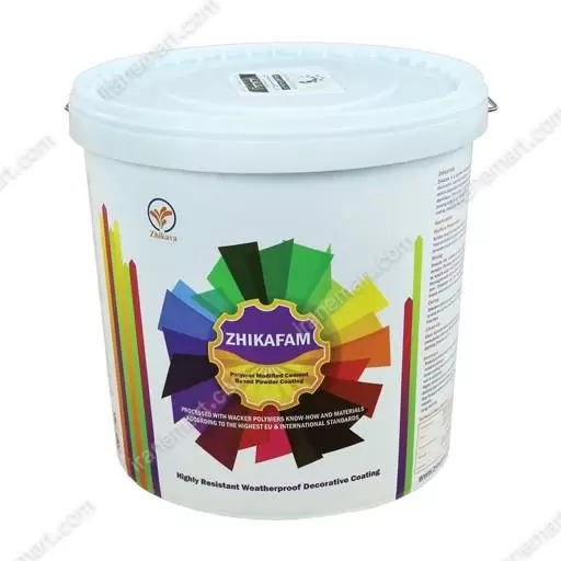 رنگ پایه سیمانی آنتی باکتریال نانوژیکافام سفید سطل 4 کیلوگرمی