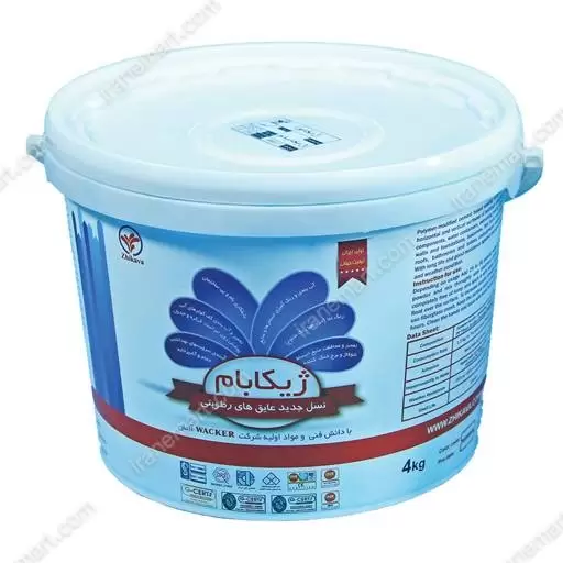 عایق رطوبتی نانوژیکابام ZHIKA BAM سفید | سطل 4 کیلوگرمی