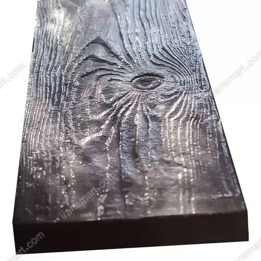 بتن اکسپوز طرح چوب ترمووود GW1 سایز 60x15 مخصوص نما